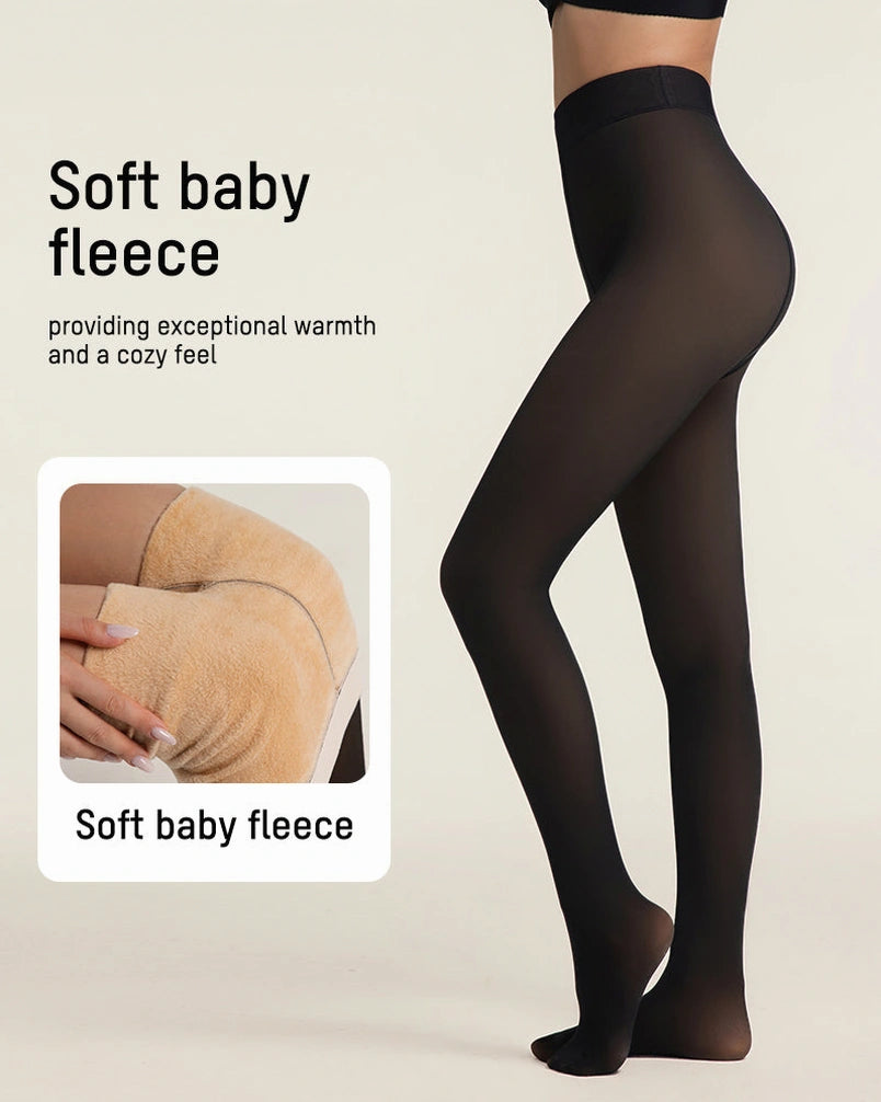 Translucent Fleece Lined Tights