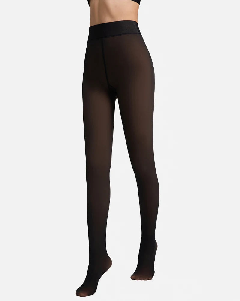 Translucent Fleece Lined Tights