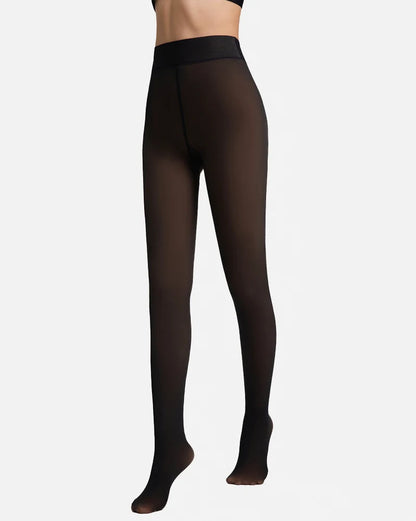 Translucent Fleece Lined Tights