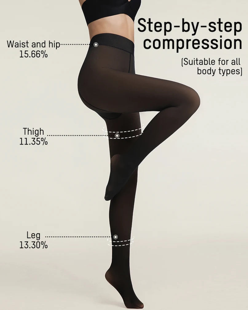 Translucent Fleece Lined Tights