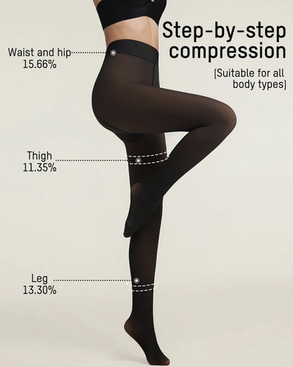 Translucent Fleece Lined Tights